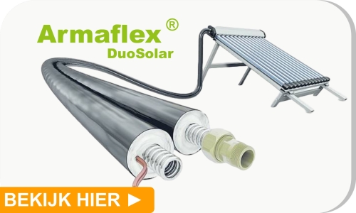 Heat pipe collector aansluitleiding